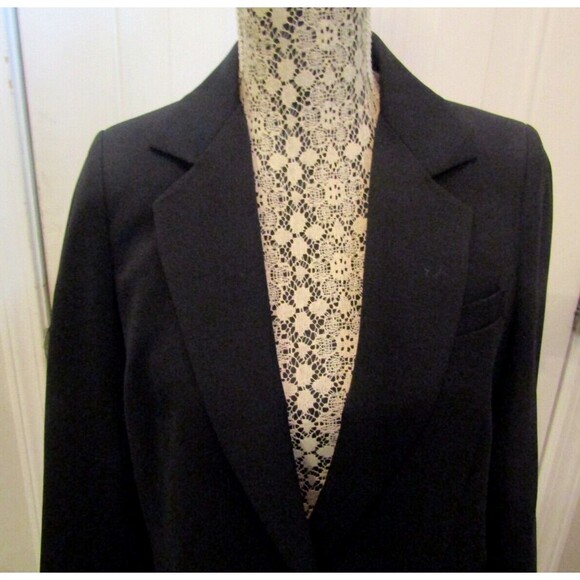 Hana San Blazer One Button Stretch Knit Jacket Retail $495 NWT Womens Size 38 - Picture 5 of 11